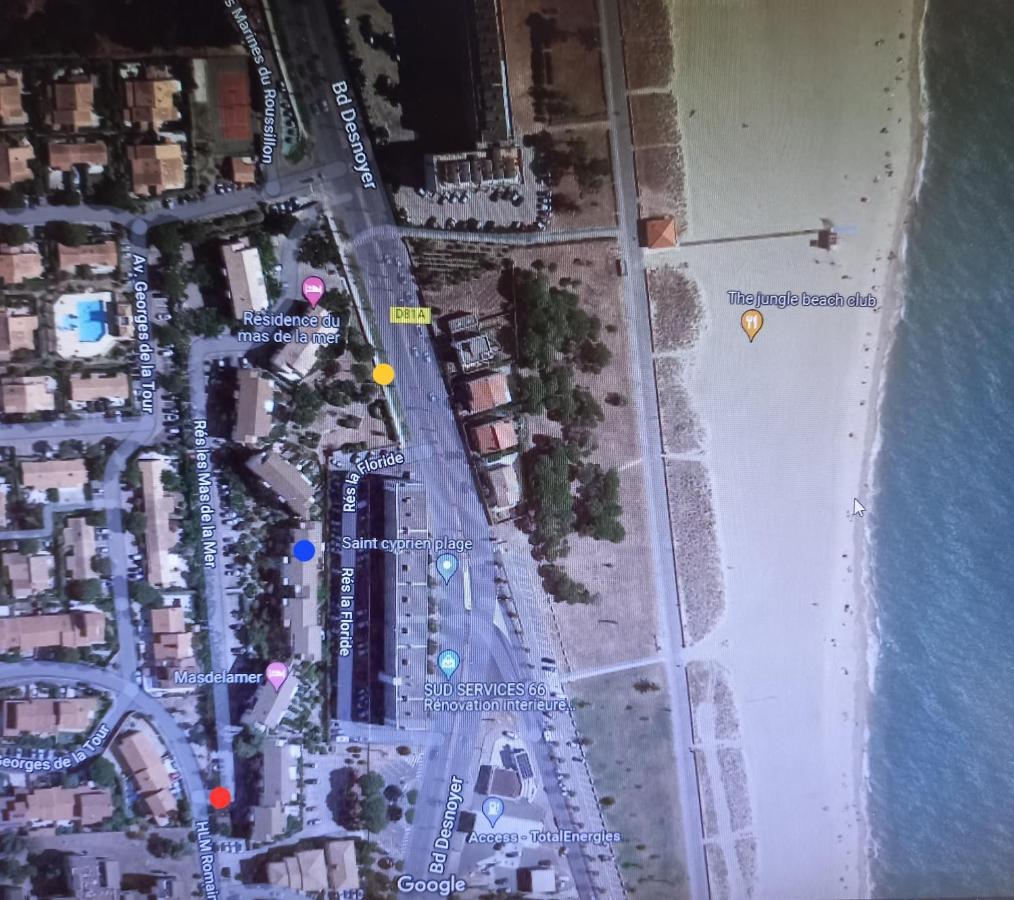 Appartement Saint Cyprien Plage Residence Les Mas De La Mer Buitenkant foto